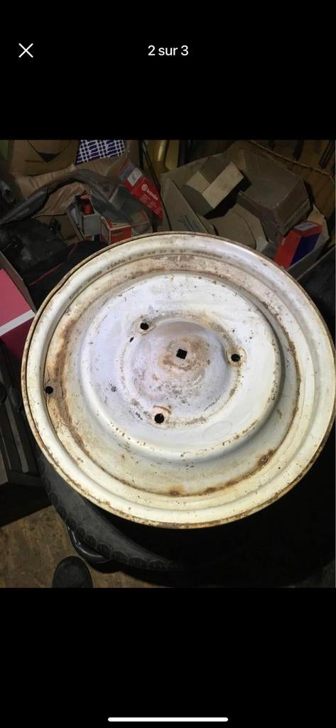 2cv velgen, Gebruikt, 15 inch, Velg(en)