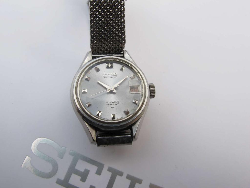 Vintage Seiko automatic 2205-0250 dames 1973 voor nazicht, Handtassen en Accessoires, Horloges | Dames, Gebruikt, Polshorloge