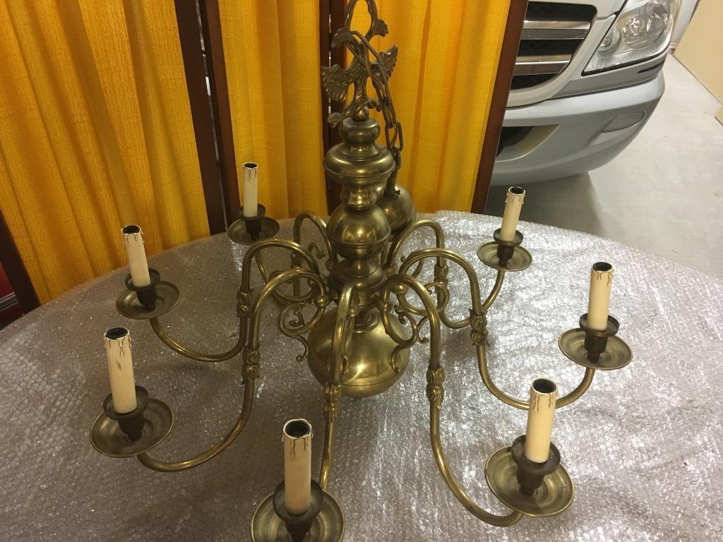 Lustre en cuivre, Enlèvement, Utilisé, Vlaams