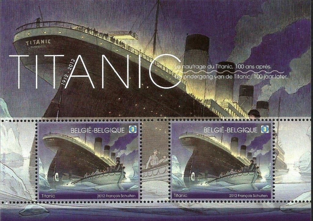 2012 Titanic OBP BL 200**, Timbres & Monnaies, Timbres | Europe | Belgique, Neuf, Enlèvement ou Envoi, Non oblitéré, Gomme originale