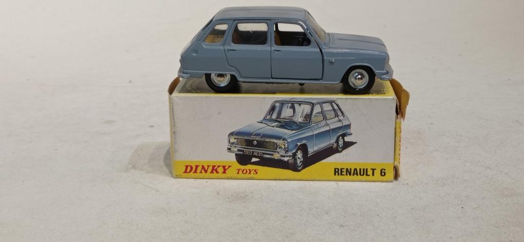 DINKY TOYS RENAULT 6 REF 1453, Ophalen of Verzenden, Zo goed als nieuw, Auto, Dinky Toys