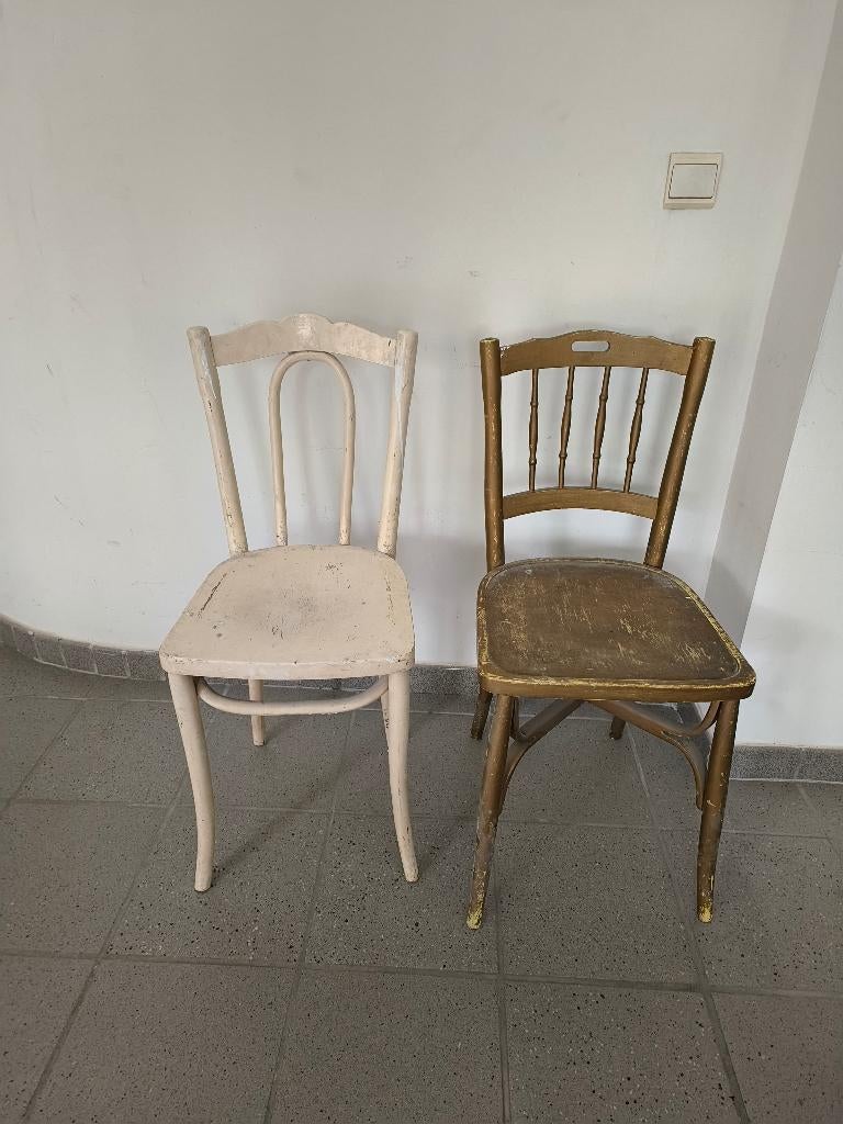 2 chaises vintage bistro, Enlèvement