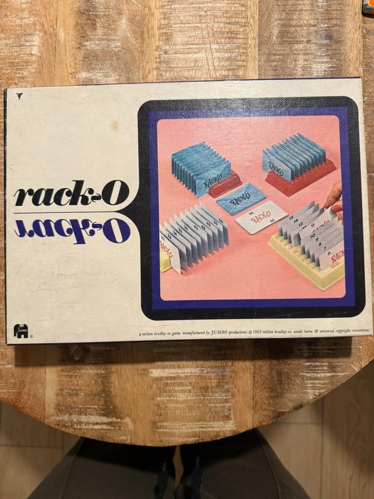 Vintage spel rack-O *Jumbo*, Geen idee, Ophalen of Verzenden, Geen idee, Jumbo