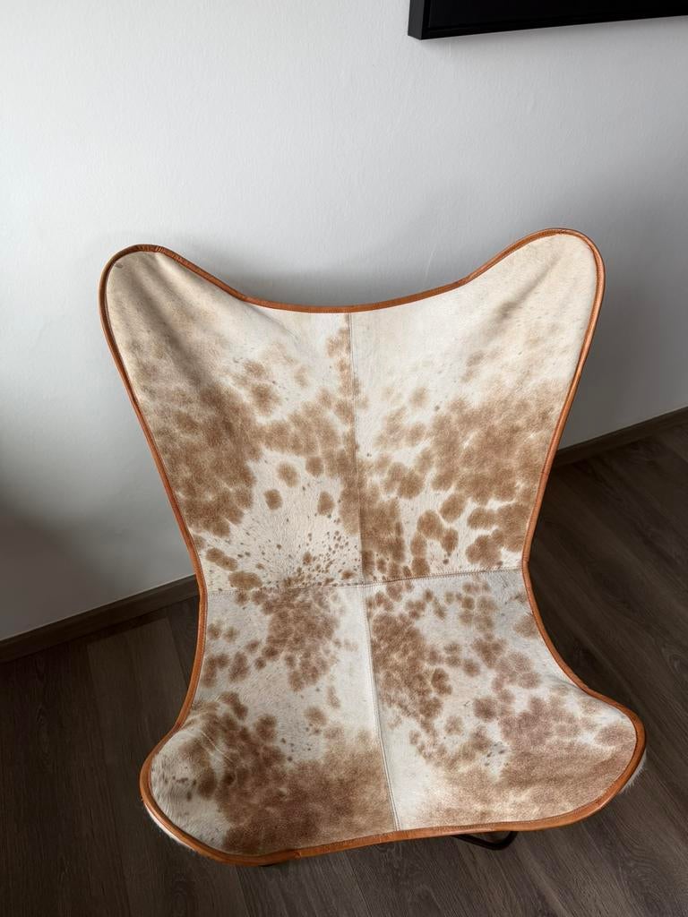 Stoel in koeprint, Ophalen, Zo goed als nieuw