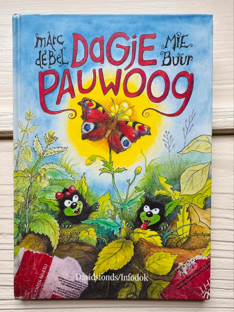 Boek: Dagje pauwoog - Marc de Bel, Boeken, Kinderboeken | Jeugd | onder 10 jaar, Ophalen of Verzenden, Marc de Bel