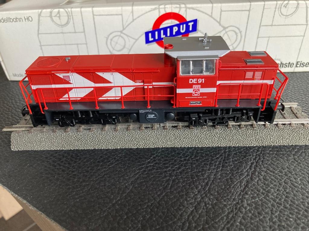 Lilliput 12429 H0 (AC) Diesellok,DE 91, Matklin compatibel, Ophalen of Verzenden, Zo goed als nieuw, Locomotief, Liliput