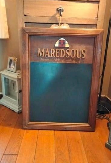 Enseigne,panneau publicitaire Maredsous. Superbe !, Enlèvement ou Envoi, Comme neuf, Duvel