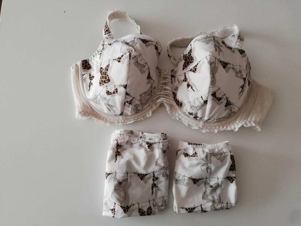 Witte lingerieset, Antigel, Ophalen of Verzenden, Wit, Setje