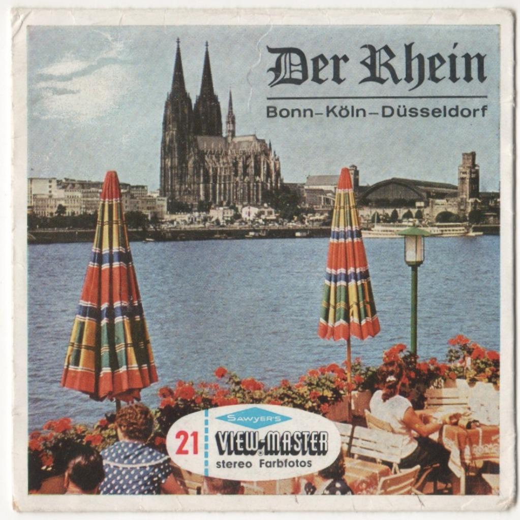 View-master De Rijn - Rhein C 415, Antiek en Kunst, Antiek | Speelgoed, Ophalen of Verzenden