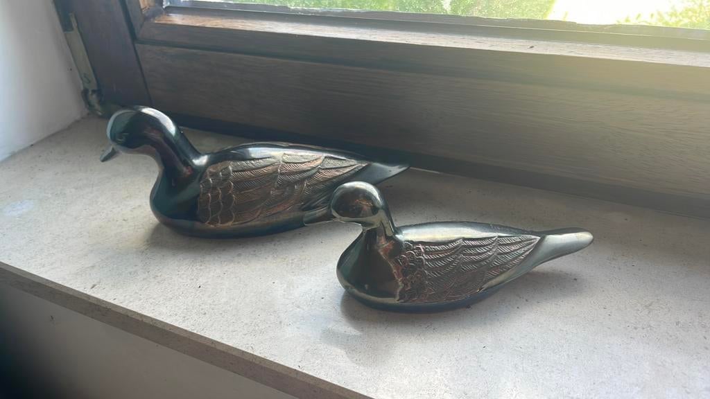 Tinnen eend, Antiek en Kunst, Ophalen of Verzenden