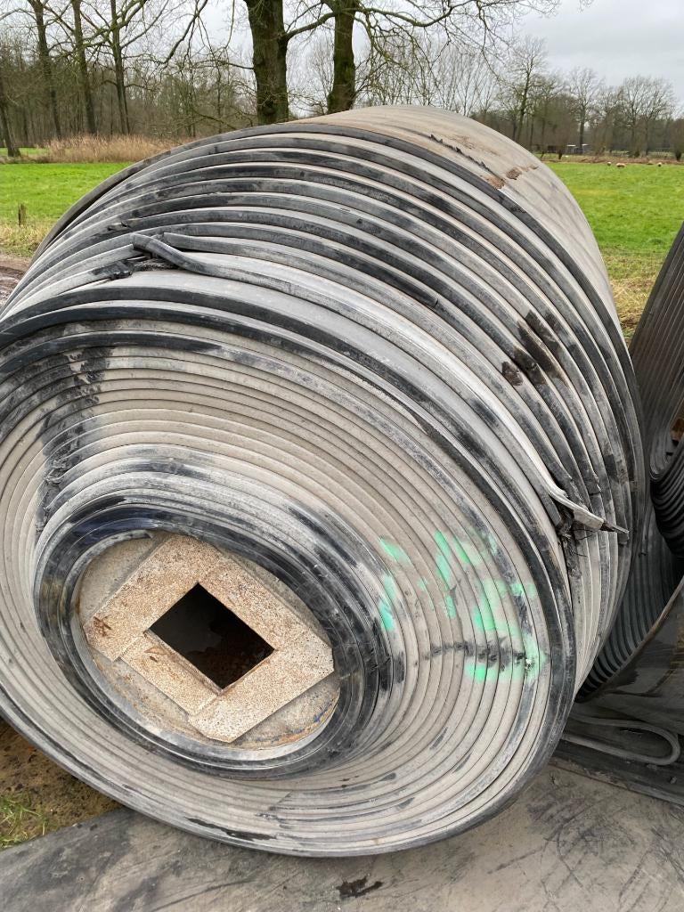 slijk beu/rubbermatten leggen, Weidegang