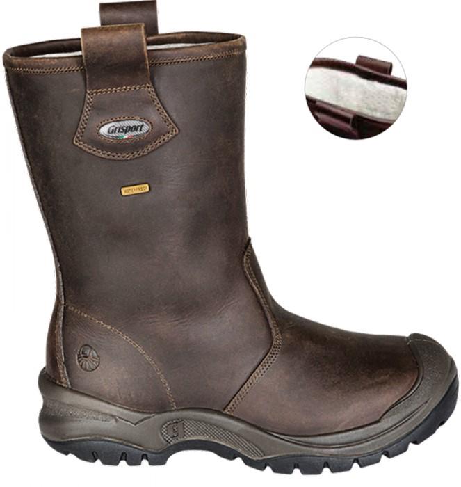 Grisport 70249 S3 Werklaars | Gevoerd | Maat 42 Nieuw!, Ophalen of Verzenden, Nieuw, Bruin, Werkschoenen