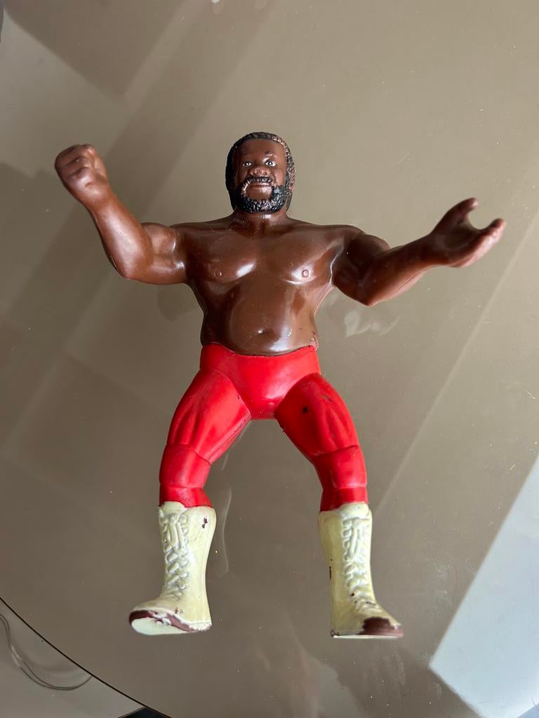 WWF WWE Junkyard Chien LJN TitanSports 1984 (8 pouces), Enlèvement ou Envoi, Utilisé
