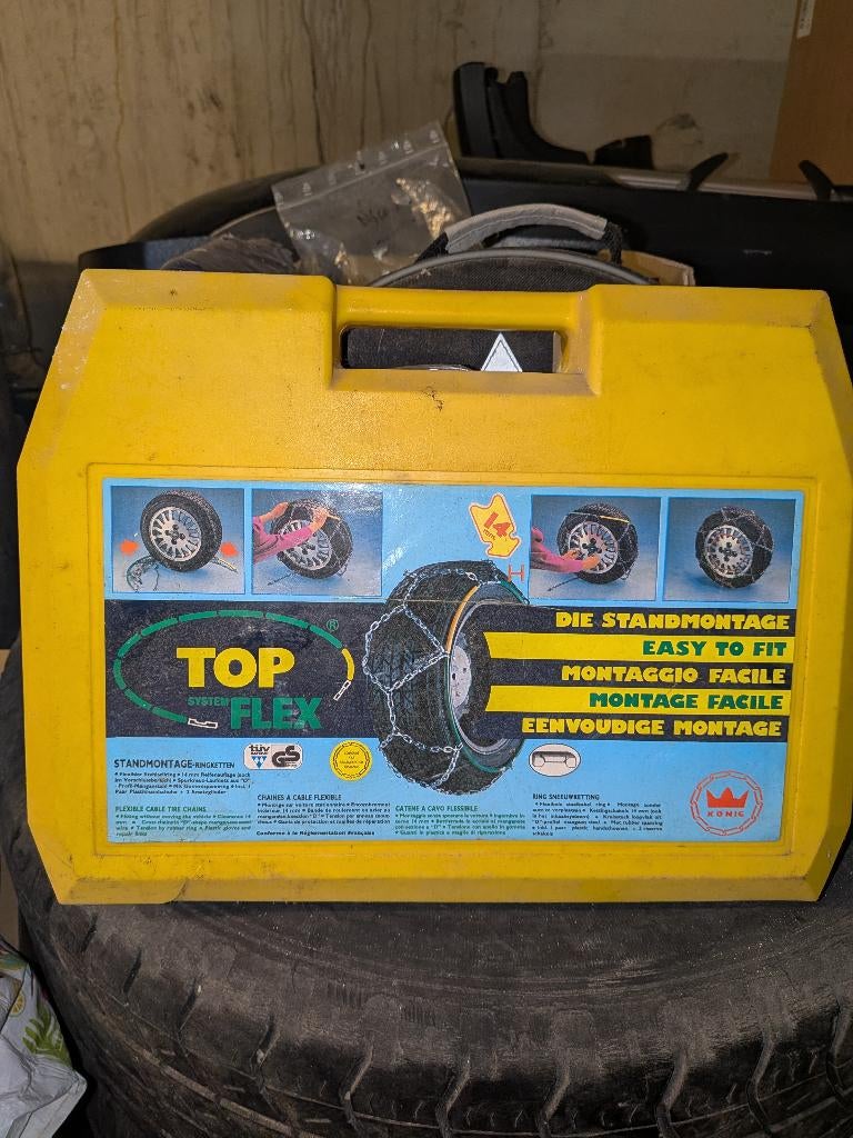 KÖNIG Top Flex sneeuwkettingen - eenvoudige montage - 14 mm, Ophalen, Nieuw