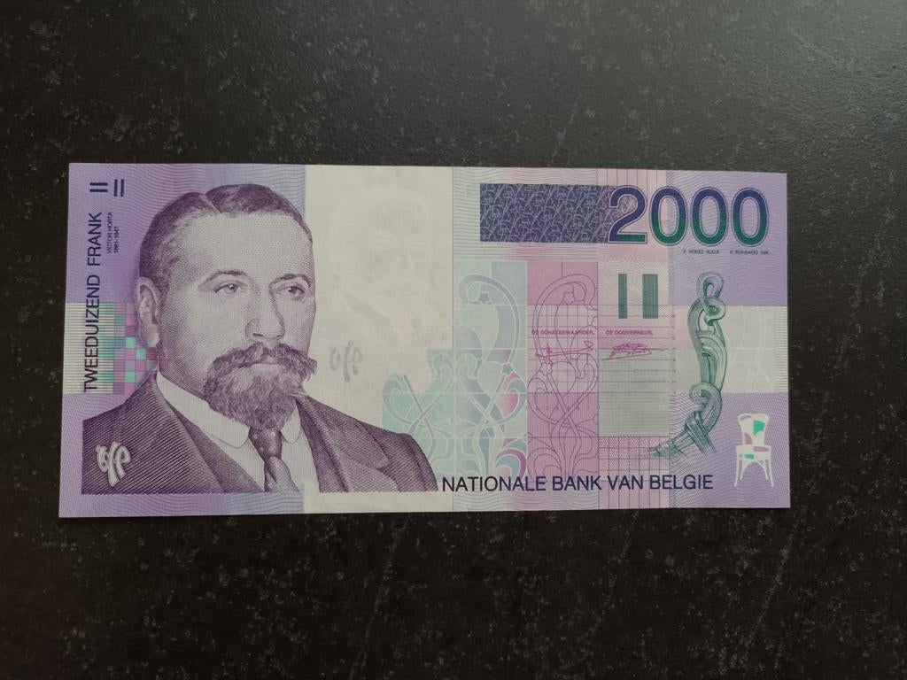 2000 francs Victor Horta FDC ! ! !, Enlèvement ou Envoi, Billets en vrac