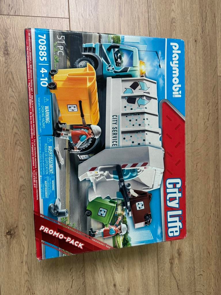 Playmobil vuilniswagen, Kinderen en Baby's, Speelgoed | Playmobil, Ophalen, Zo goed als nieuw