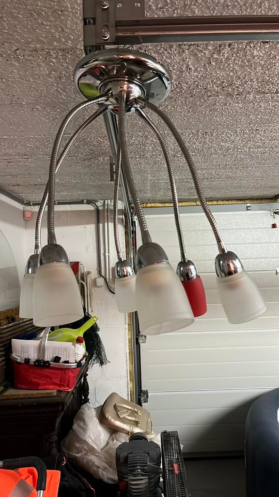 Vintage luster, Huis en Inrichting, Lampen | Kroonluchters, Ophalen, Gebruikt