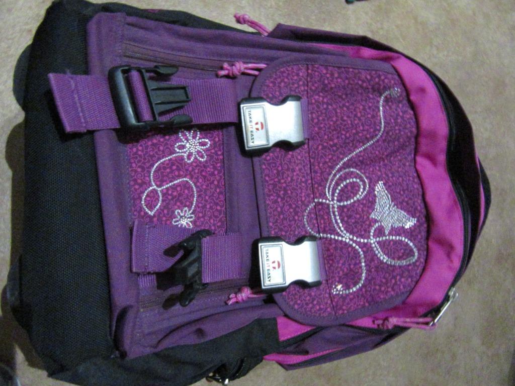 cartable à roulettes take it easy avec branche très bon état, Enlèvement, Utilisé