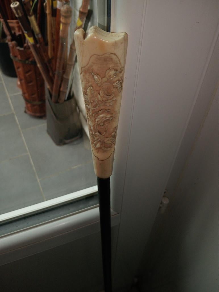 Oude wandelstok, Antiek en Kunst, Curiosa en Brocante, Ophalen of Verzenden