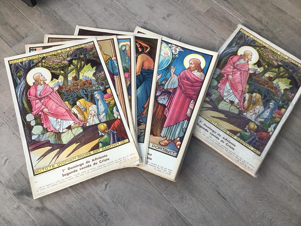 63 Assiettes religieuses Jos Speybrouck/Degrève Bruxelles, Enlèvement ou Envoi