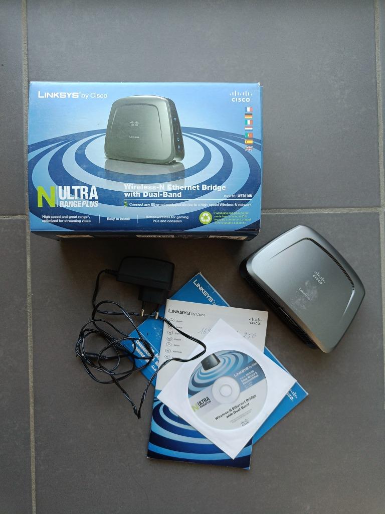 Linksys Network Bridge (WET610N), Computers en Software, Ophalen, Gebruikt, Linksys