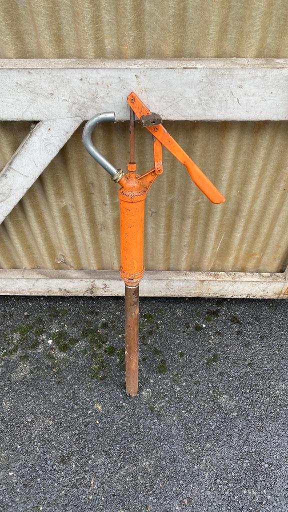 Olie pomp voor vat van 60 of 200 l, Enlèvement, Utilisé