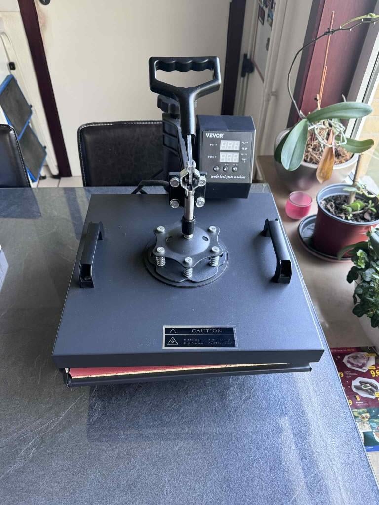 VEVOR warmtepersmachine 2-in-1 (1500W), Ophalen, Zo goed als nieuw