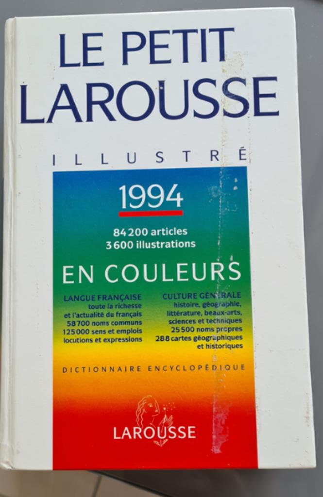 Dictionnaire FRANCAIS - Le petit Larousse, Enlèvement, Utilisé, Français