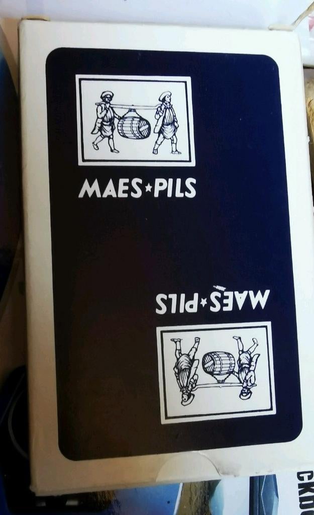 Maes pils oud logo speelkaarten ongeopend compleet, Verzamelen, Ophalen of Verzenden, Nieuw