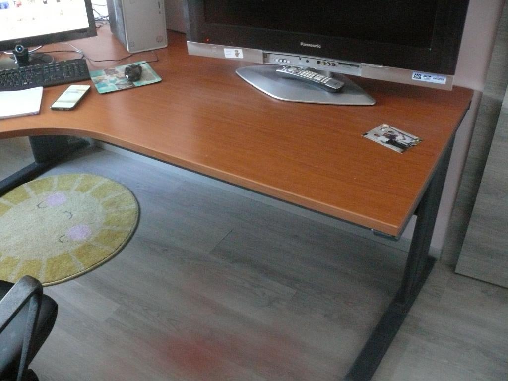 Bureau avec meuble à tiroirs, Maison & Meubles, Bureaux, Comme neuf, Enlèvement