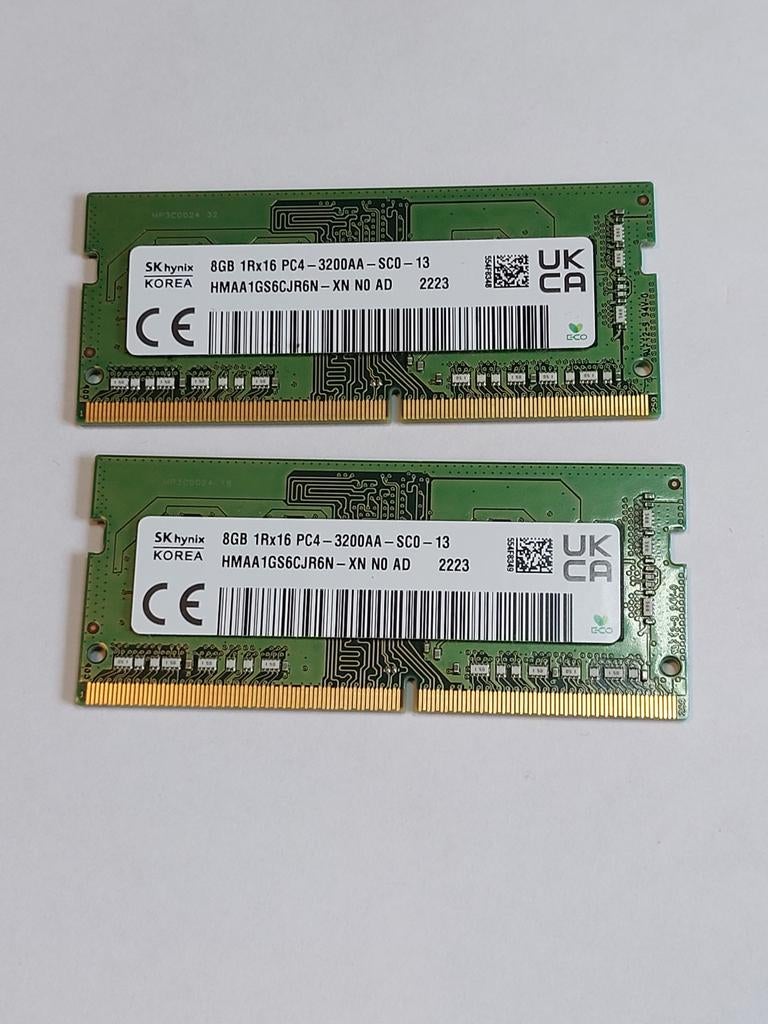 Mémoires Ram 2× 8GB- PC4 - DDR4 - 32DDAA, Informatique & Logiciels, Enlèvement ou Envoi, DDR4