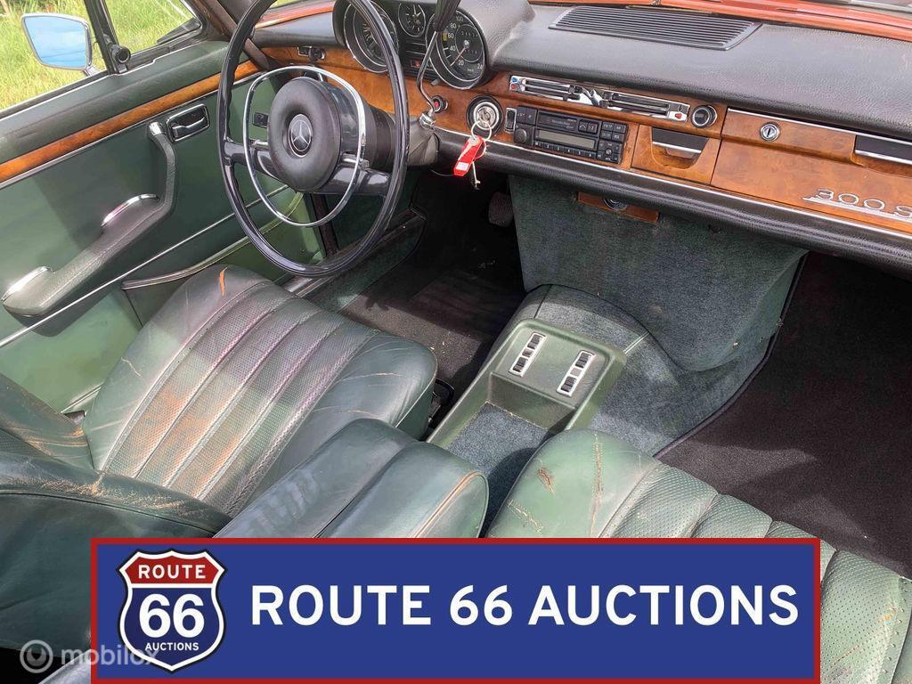 Mercedes-Benz 300 SEL | 1970 | Route 66 Auctions, Autos, Achat, Entreprise, Boîte manuelle, Autre carrosserie