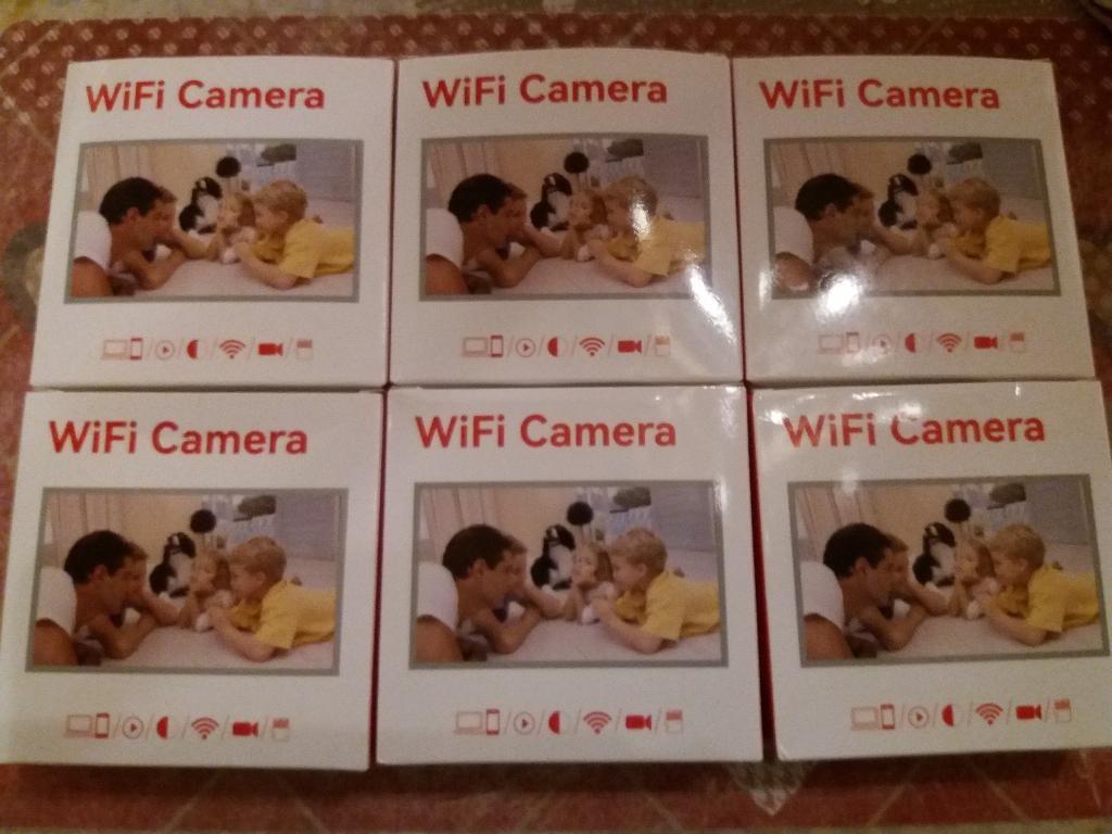 6 MINI HD WIFI-CAMERA VOOR BINNEN.}, Ophalen, Nieuw, Binnencamera