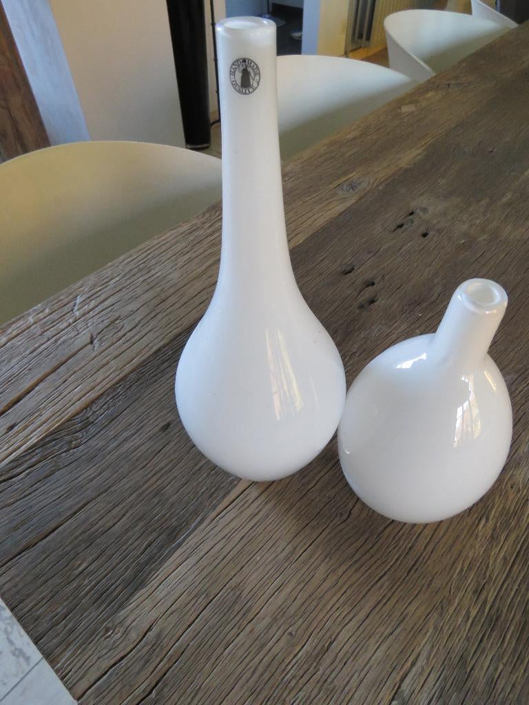 Paire de vases de qualité faits main en opaline, Maison & Meubles, Enlèvement ou Envoi