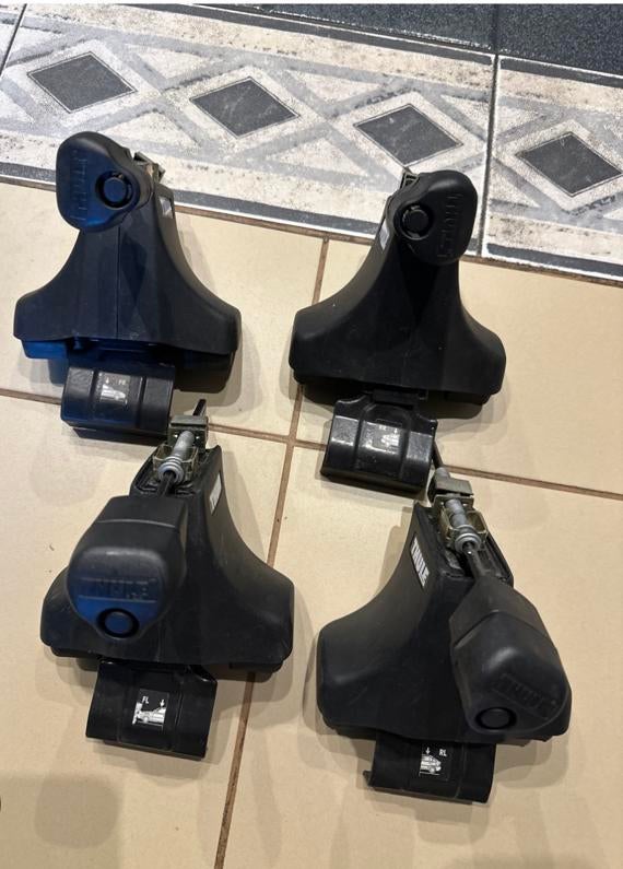 Pack de 4 pieds barres de toit Thule 750 Rapid System (754), Enlèvement, Comme neuf