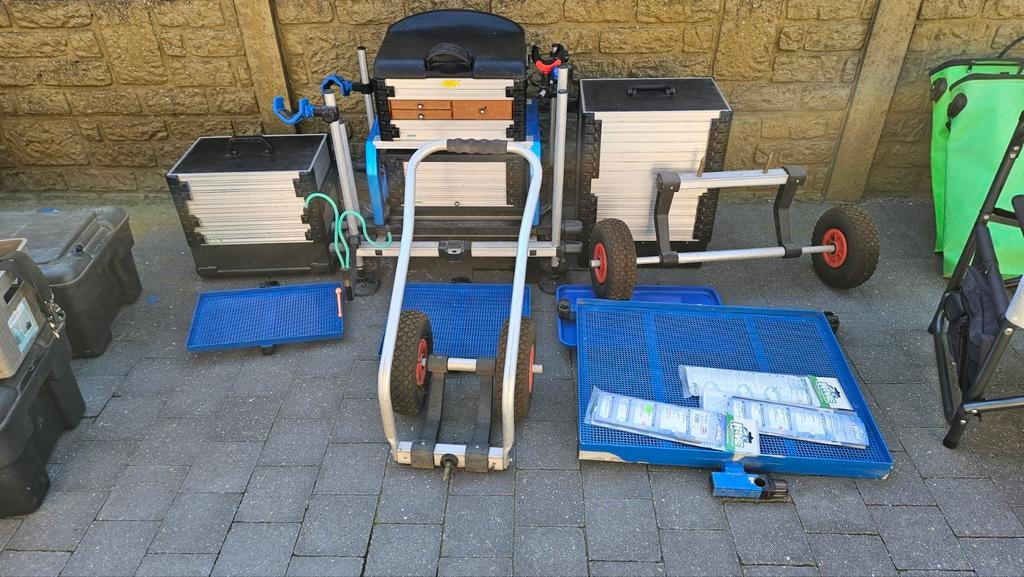 Hengelsport vissen viskorf, Ophalen