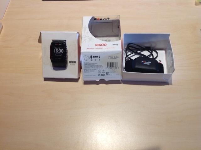 Hartslagmeter Polar M400 incl borst hartslagsensor, Ophalen, Polar, Met borstriem