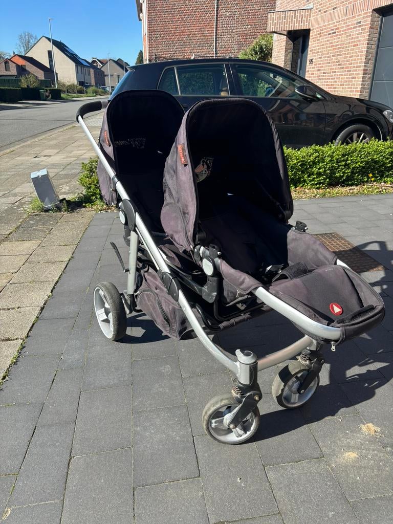 Duo buggy topmark, Kinderen en Baby's, Buggy's, Gebruikt, Ophalen
