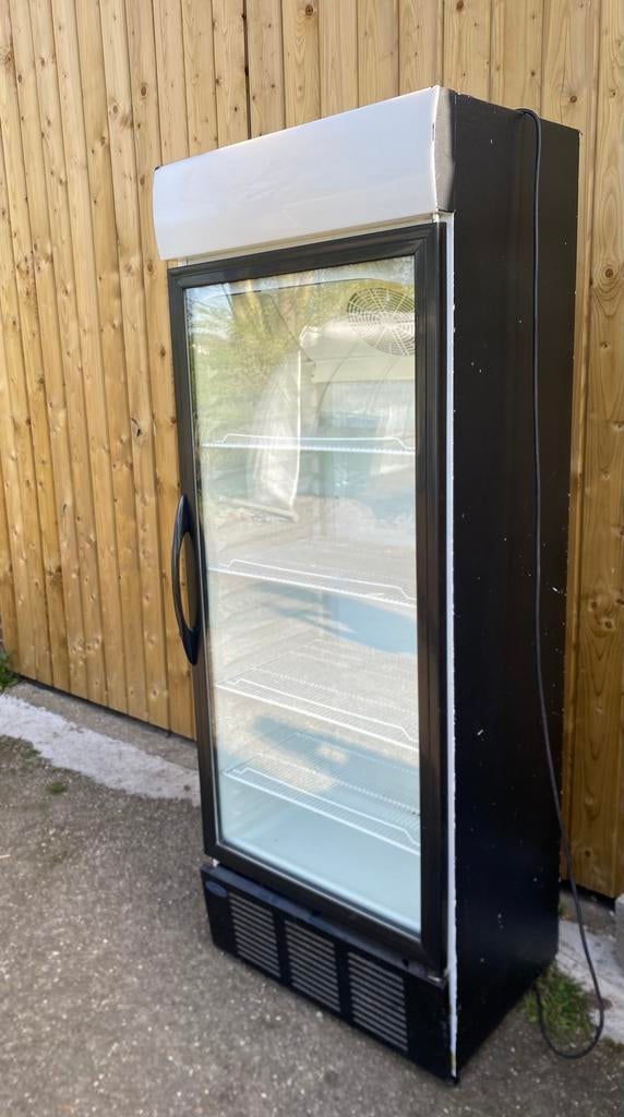 Horeca koelkast met glazen deur 400L, Ophalen, Zo goed als nieuw