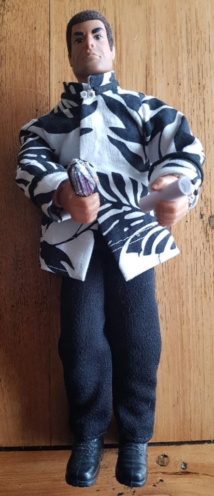 Vintage Action man verkleed als zanger, 1998, Kinderen en Baby's, Speelgoed | Actiefiguren, Gebruikt, Ophalen of Verzenden