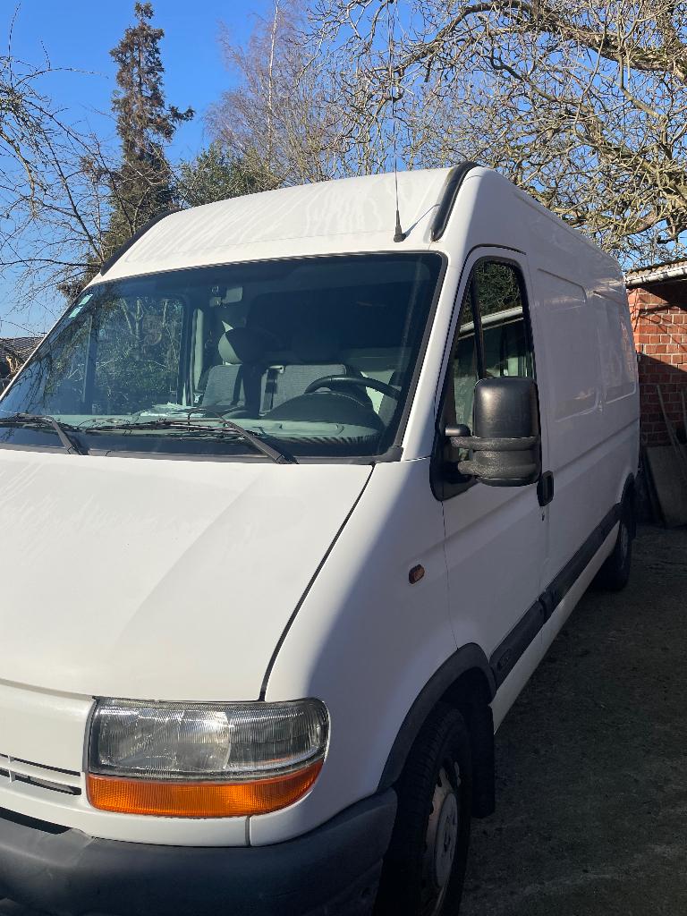 Camionette met laadklep, Stof, Renault, Wit, Particulier