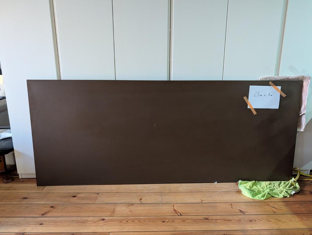 Plan de travail en composite brun foncé, Enlèvement, Composite