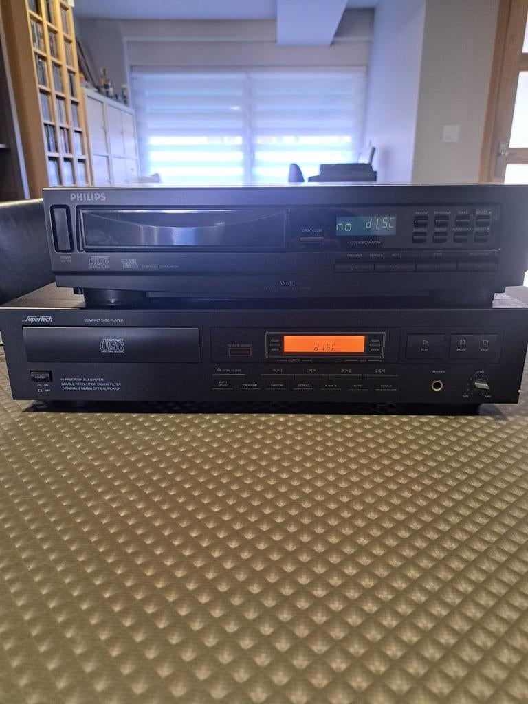 Lecteurs CD Philips et Supertech, TV, Hi-fi & Vidéo, Enlèvement, Philips
