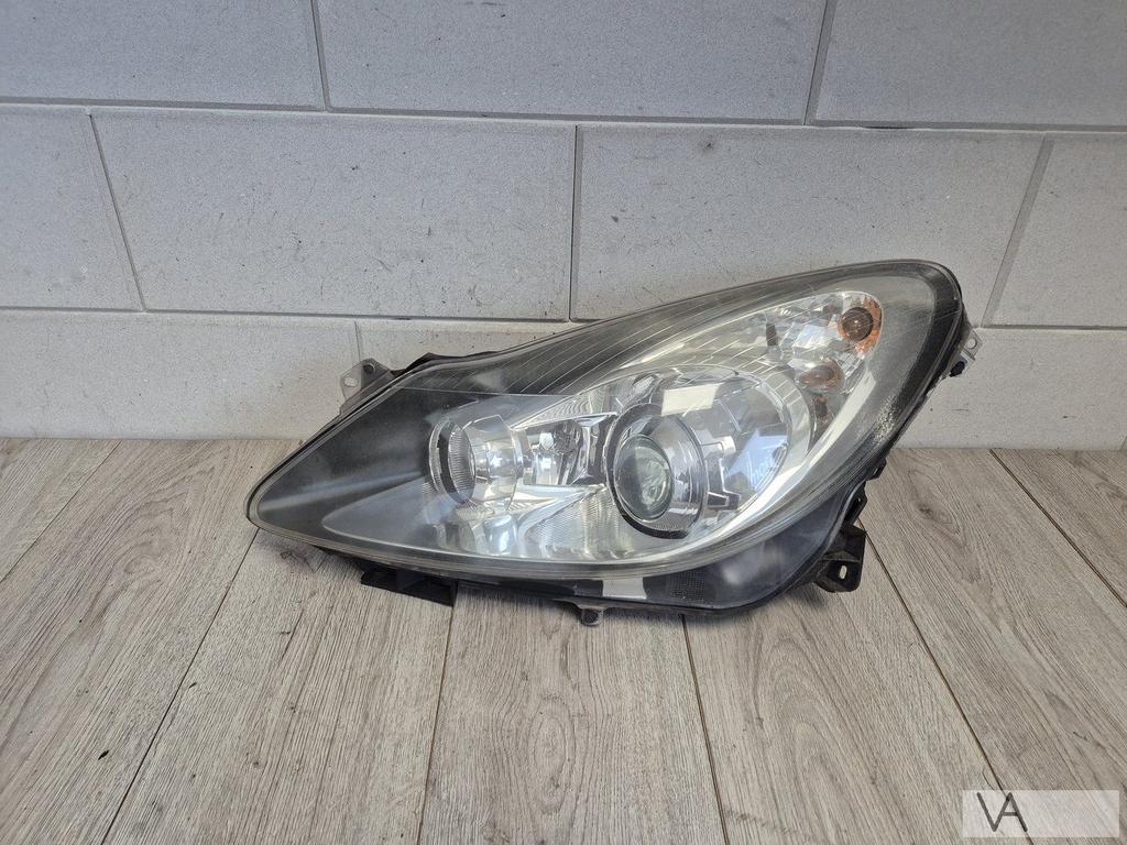 Opel Corsa D 2006 - 2010 koplamp links met AFL 13186385 €100, Gebruikt, -, -, Opel