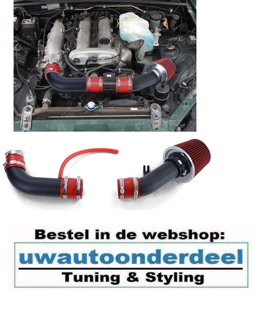 Mazda MX5 NB FL Luchtfilter Sport Ram Air Intake Rood, Auto diversen, Tuning en Styling, Verzenden