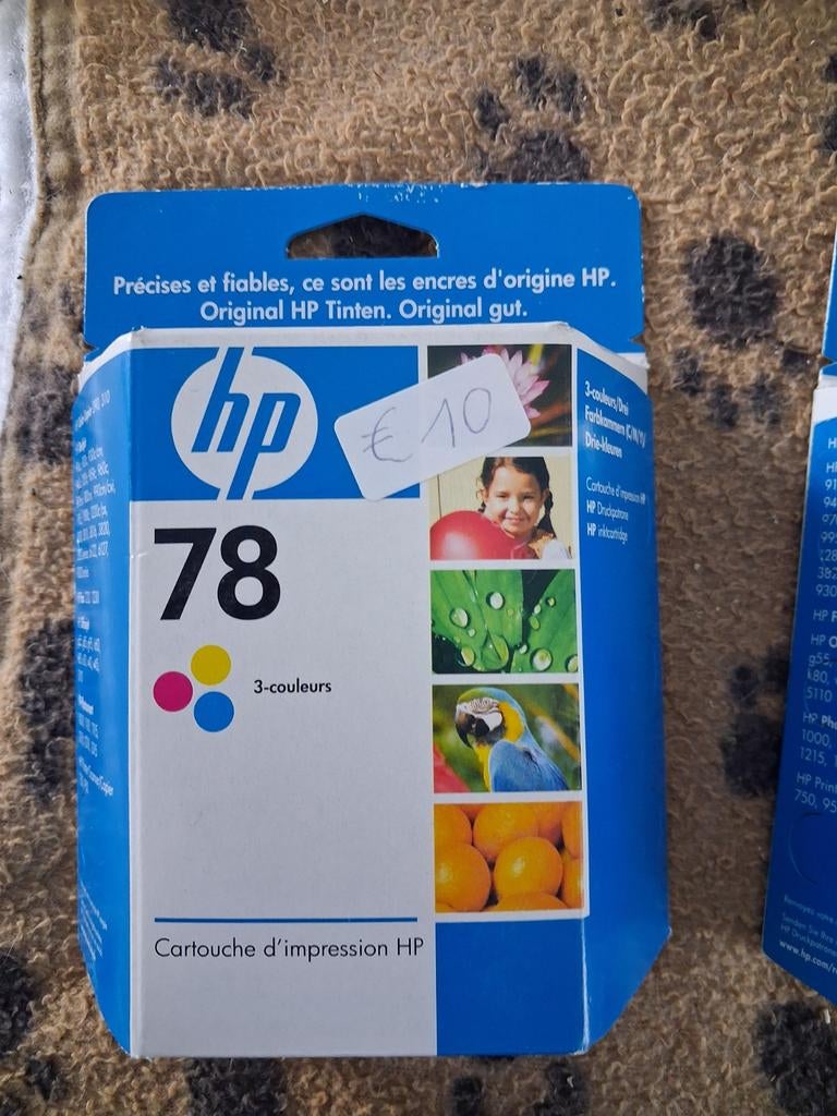 5x inktcartridges voor printer van hp (tricolor), Ophalen