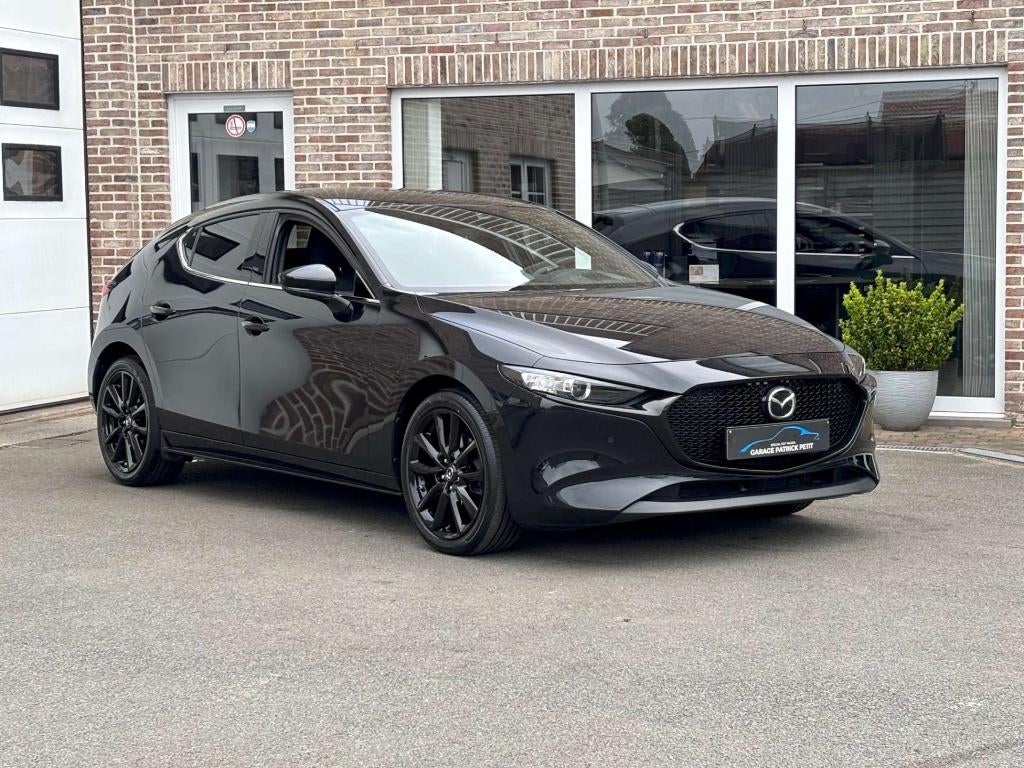 Mazda 3 2.0 M-HYBRID HOMURA / Automaat / 27000km, Auto's, Mazda, Bedrijf, Te koop, 360° camera, ABS, Adaptieve lichten, Adaptive Cruise Control