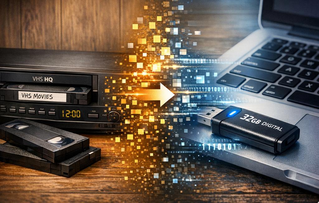 Digitaliseren van VHS videocassettes en alle filmcassettes, Ophalen of Verzenden