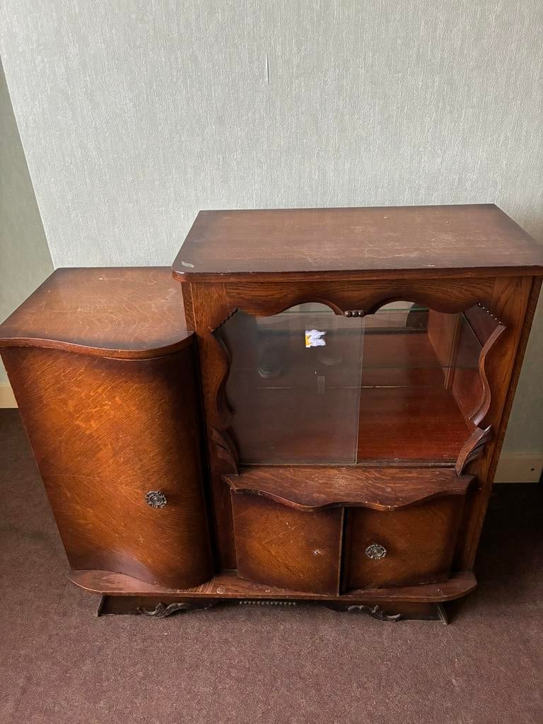 Klein vitrinekastje, Antiek en Kunst, Ophalen