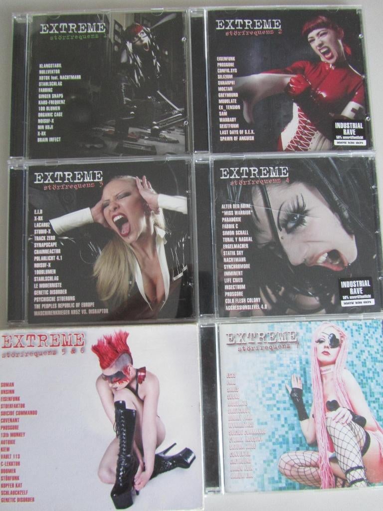 EXTREME STORFREQUENZ "complete collection" (7cds), Cd's en Dvd's, Cd's | Rock, Gebruikt, Overige genres, Ophalen of Verzenden